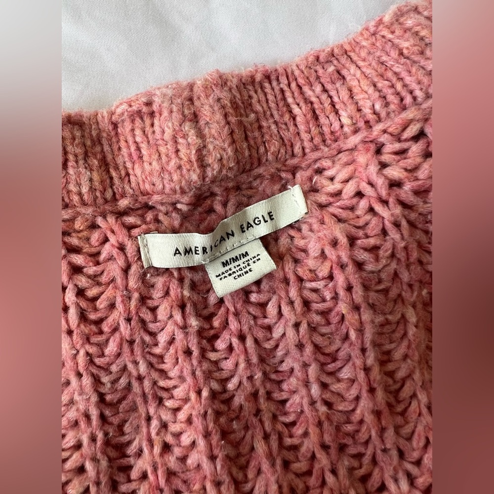 AE Cozy Pink Sweater - Picture 2 of 9